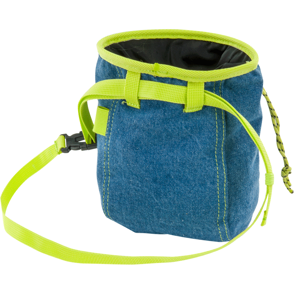 Upcycled fabric climbing chalk bag made in the UK  Black DIRTBAGS CLIMBING   Decathlon